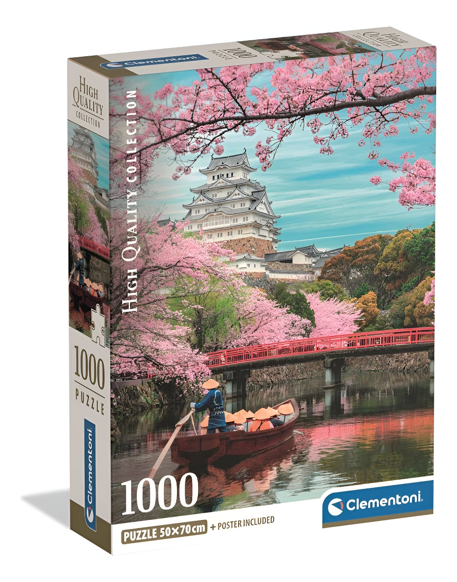 Rompecabezas Castillo Himeji Japón Compact Clementoni 1000 P