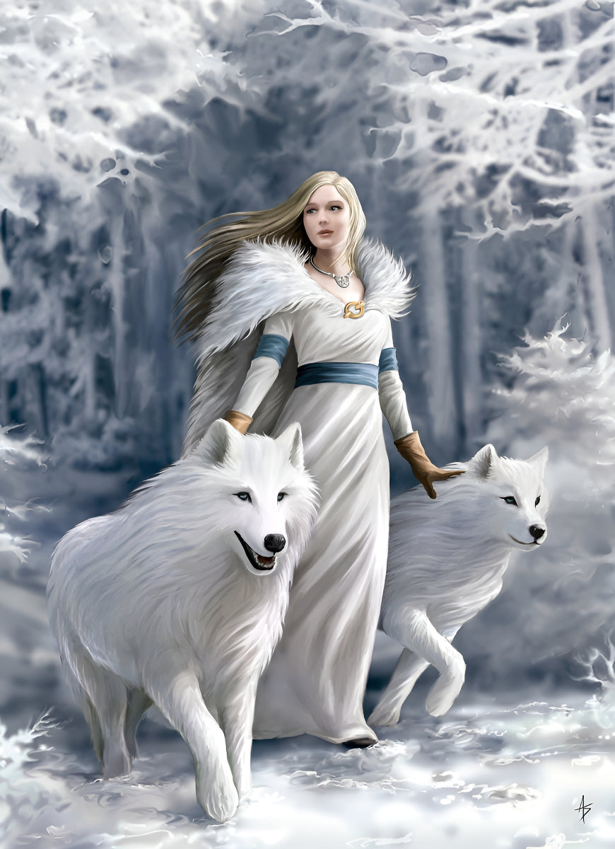 Reina Nieves Lobos Anne Stokes Rompecabezas 1000p Clementoni