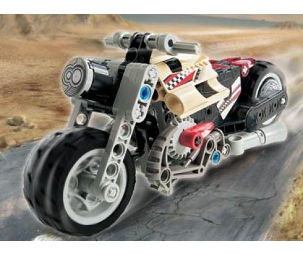 Lego Racers Extreme Power Bike Motocicleta Retropropulsión