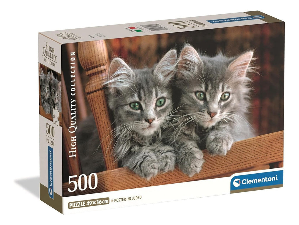 Rompecabezas 500 Piezas Gatitos Adorables Clementoni Adultos
