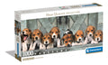 Rompecabezas Clementoni Panorama Beagles Compact Pro 1000 Pz