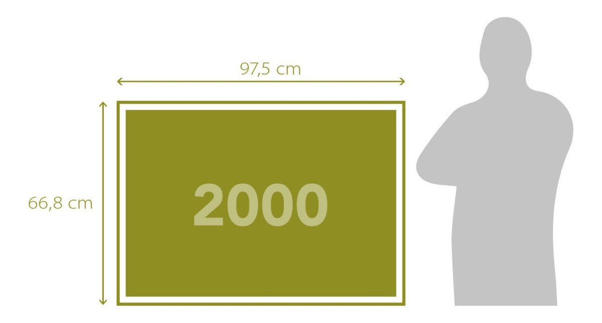 Rompecabezas Gradient Degradado De Colores 2000pz Clementoni