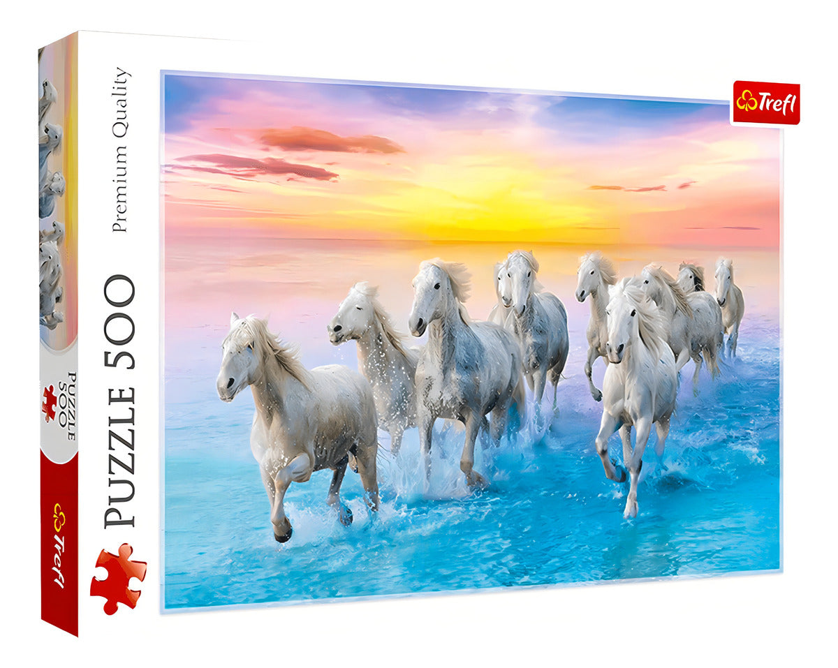 Rompecabezas Caballos Galopando 500 Piezas Trefl