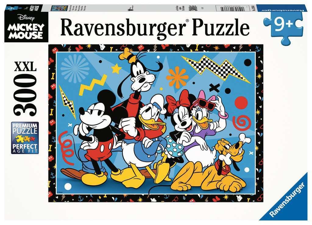 Ravensburger - Puzzles XXL Disney: Mickey & Friends | Puzzle 9 Años O Más | Regalo Niño 9 Años O Más De 300 Piezas | Rompecabezas Niños De 49 X 36 Cm Puzzle