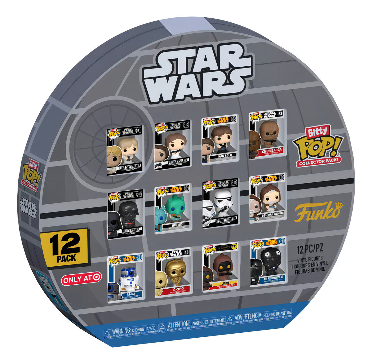 Funko Bitty Pop Star Wars Set Collectors 12 Pack Exclusivo