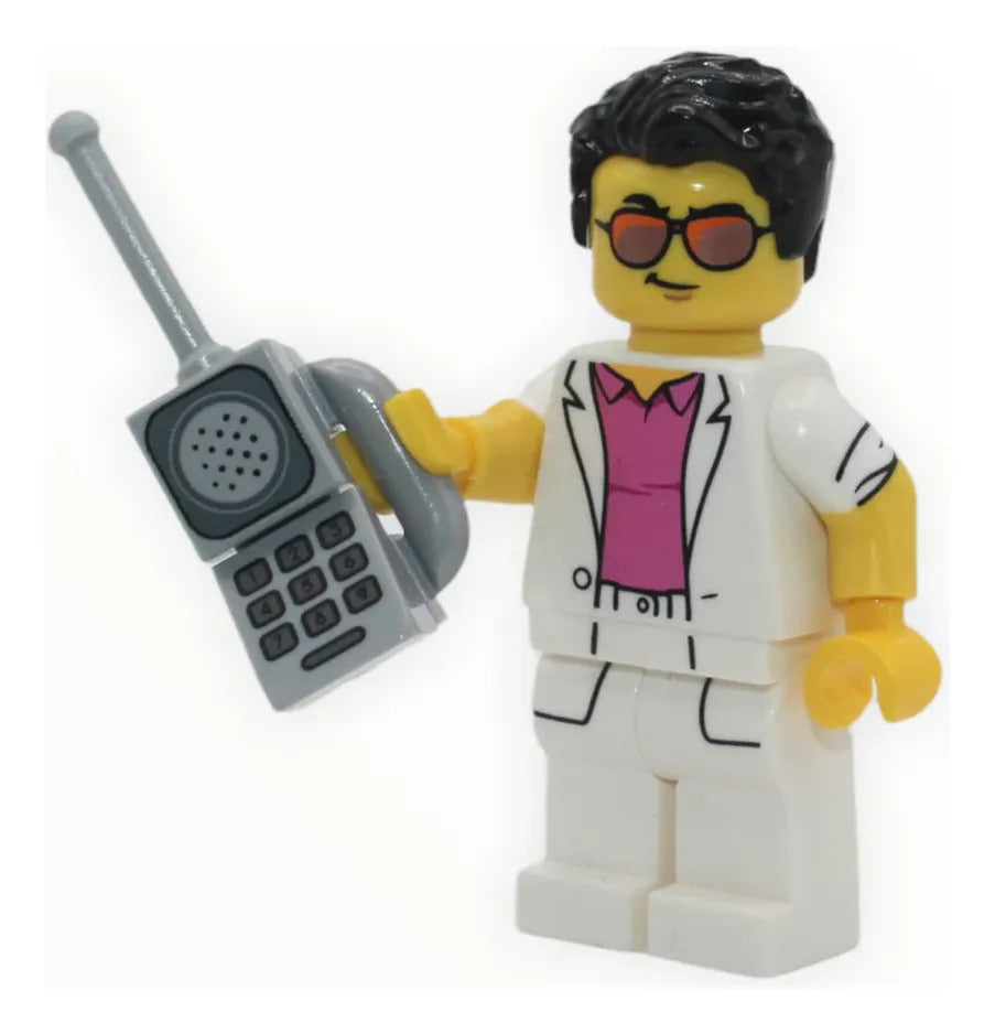 Minifigura Yuppie Con Celular Minifigura Serie 17 Lego 71018