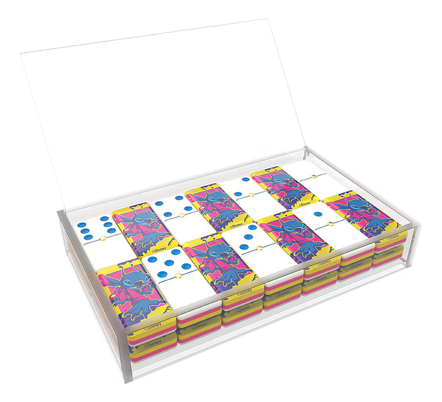 Domino Ingles Acrílico Animation Cafe Stich Novelty