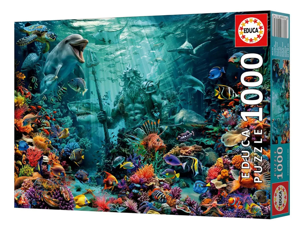Rompecabezas 1000 Piezas Arrecife De Coral Poseidón Educa