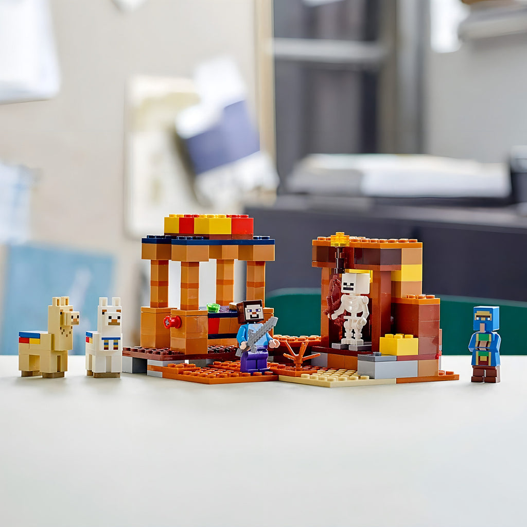 Kit De Construcción Lego Minecraft El Puesto Comercial 21167 201
