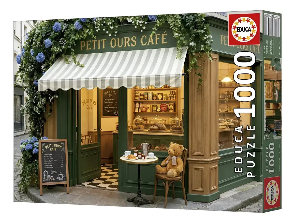 Rompecabezas Puzzle El Café Del Osito 1000 Pcs Educa