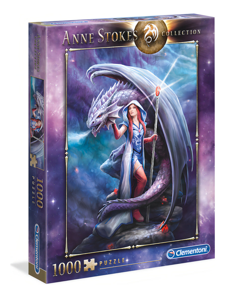 Hechizera Dragon Anne Stokes Rompecabezas 1000p Clementoni