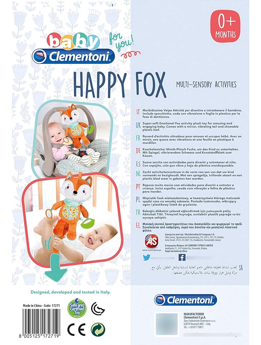 Zorro Primeras Actividades (sensorial) Baby Clementoni