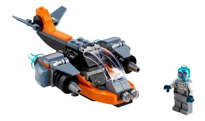 Kit De Construcción Lego Creator 3 En 1 Ciberdrón 31111 113