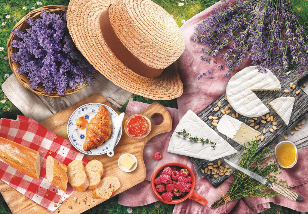 Rompecabezas Picnic Pan Y Queso 1000 Pz Clementoni Italia