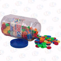 Edu-015 Bote Corcholatas De Plástico 400 Piezas Eduplas 4