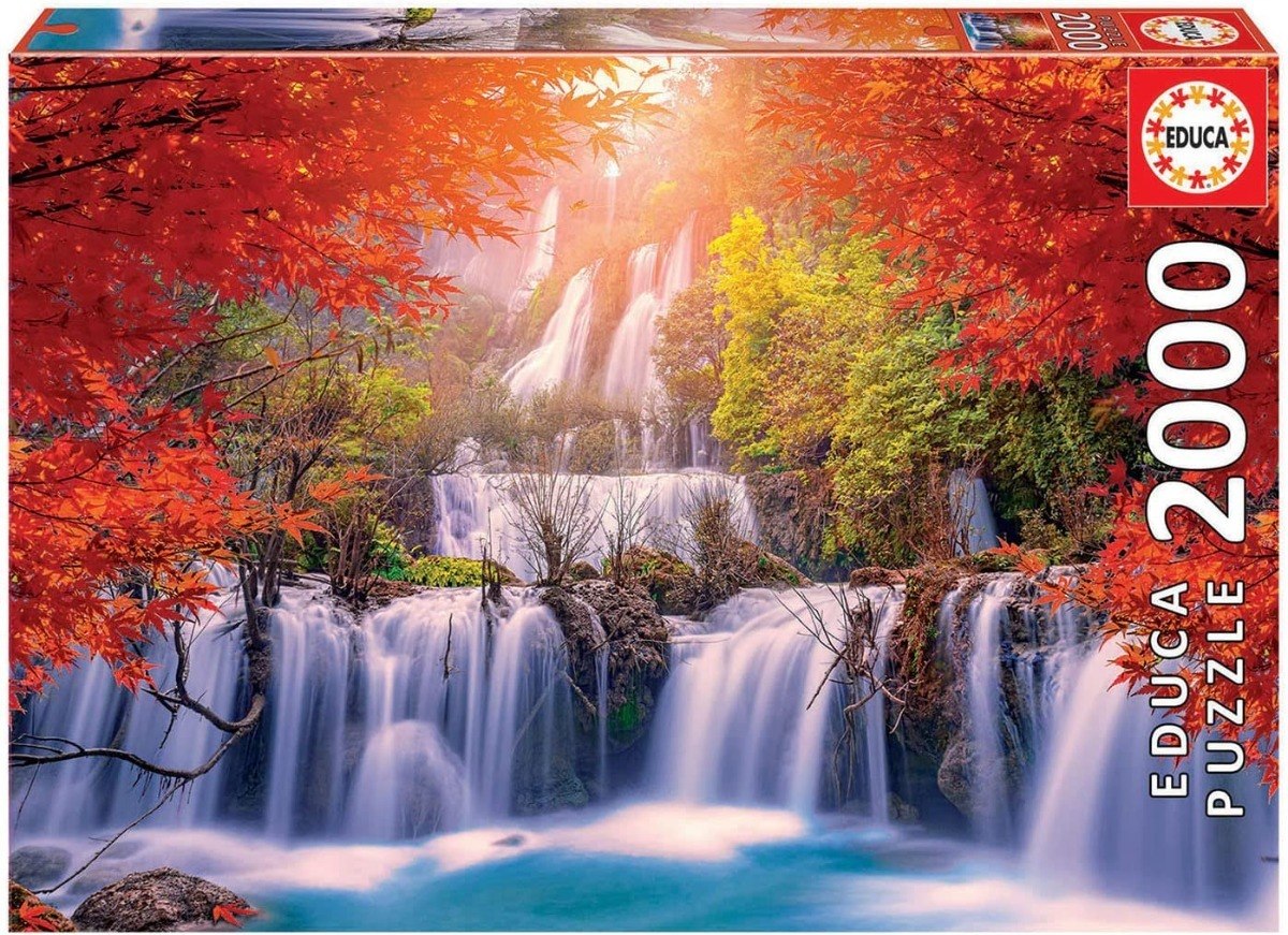 19280 Cascada En Tailandia Rompecabezas 2000 Pieza Educa