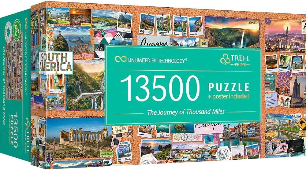Collage Ciudades Rompecabezas Unlimited Fit 13500 Pzs Trefl