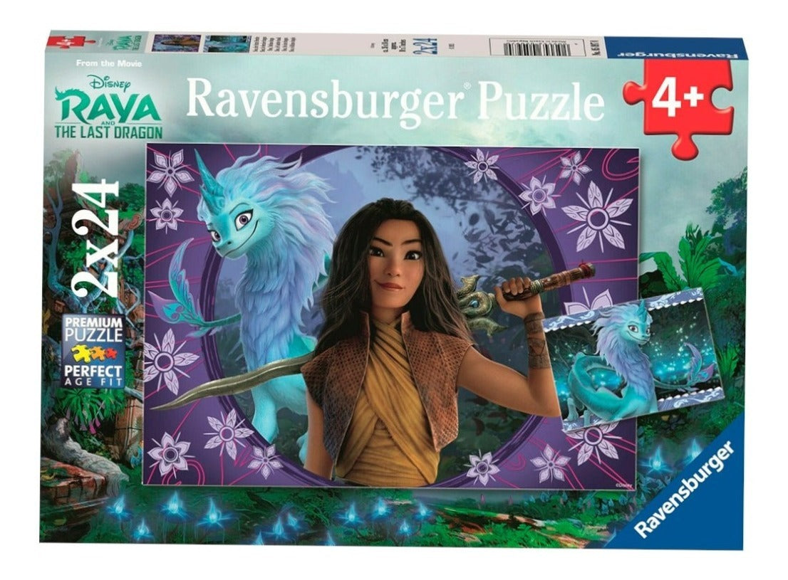 5097 Raya Dragón Disney 2 Rompecabezas Ravensburger 24 Pieza