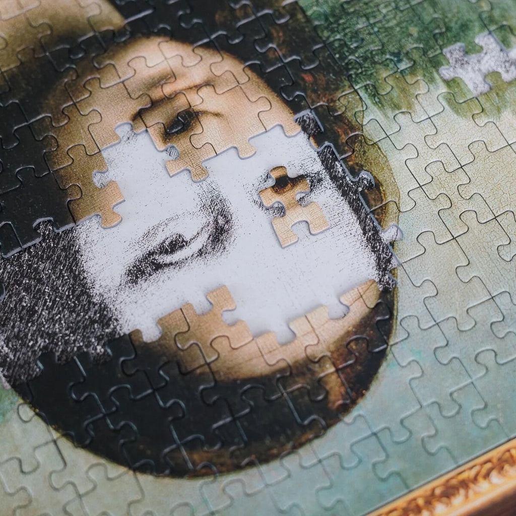 Rompecabezas Da Vinci Mona Lisa Marco Impreso Trefl 500 Pzs