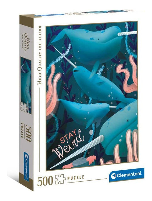 Rompecabezas X 500 Piezas, Narwhal-animales Fantasticos