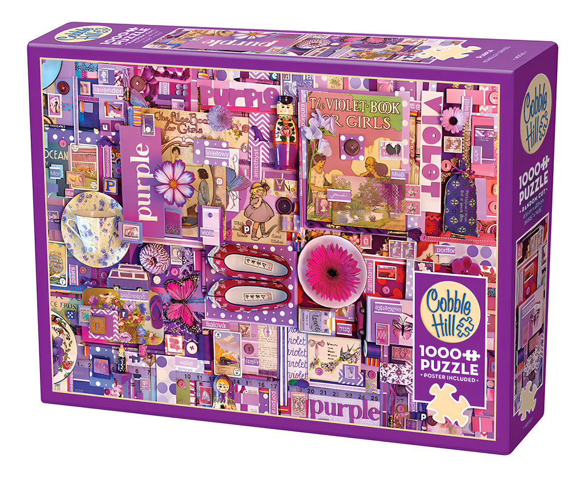 Rompecabezas Morado 1000 Pz Cobble Hill Rainbow Project