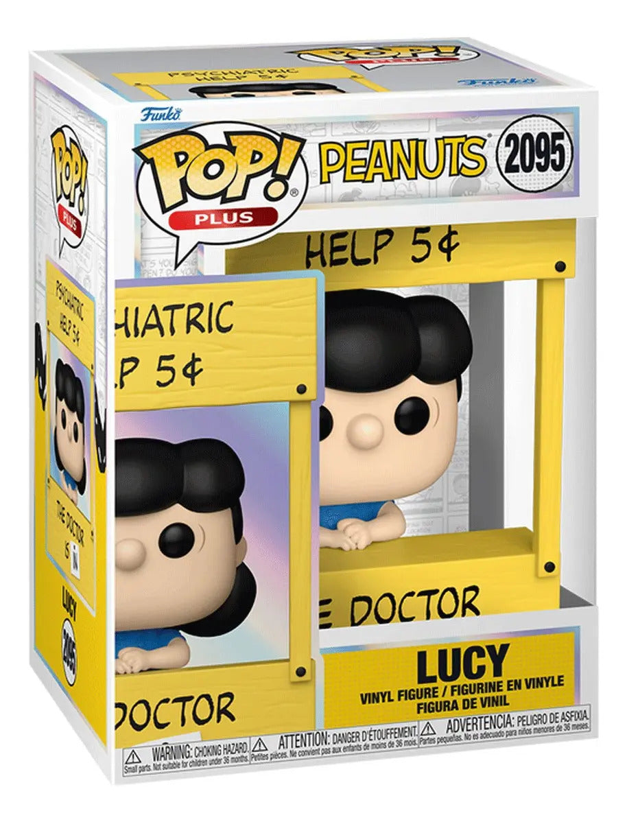 Funko Pop! Plus Ã Peanuts Lucy Con Cabina Psiquiãâ¡trica
