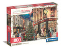 Rompecabezas Paseo Navideño Compact  Clementoni 1000 Pzs