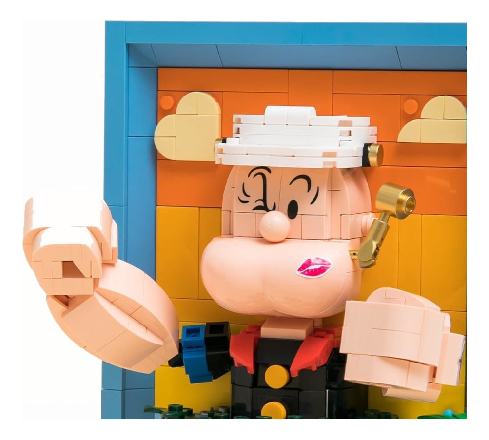 Pantasy Popeye 3d Art - Juego De Bloques De Construcción