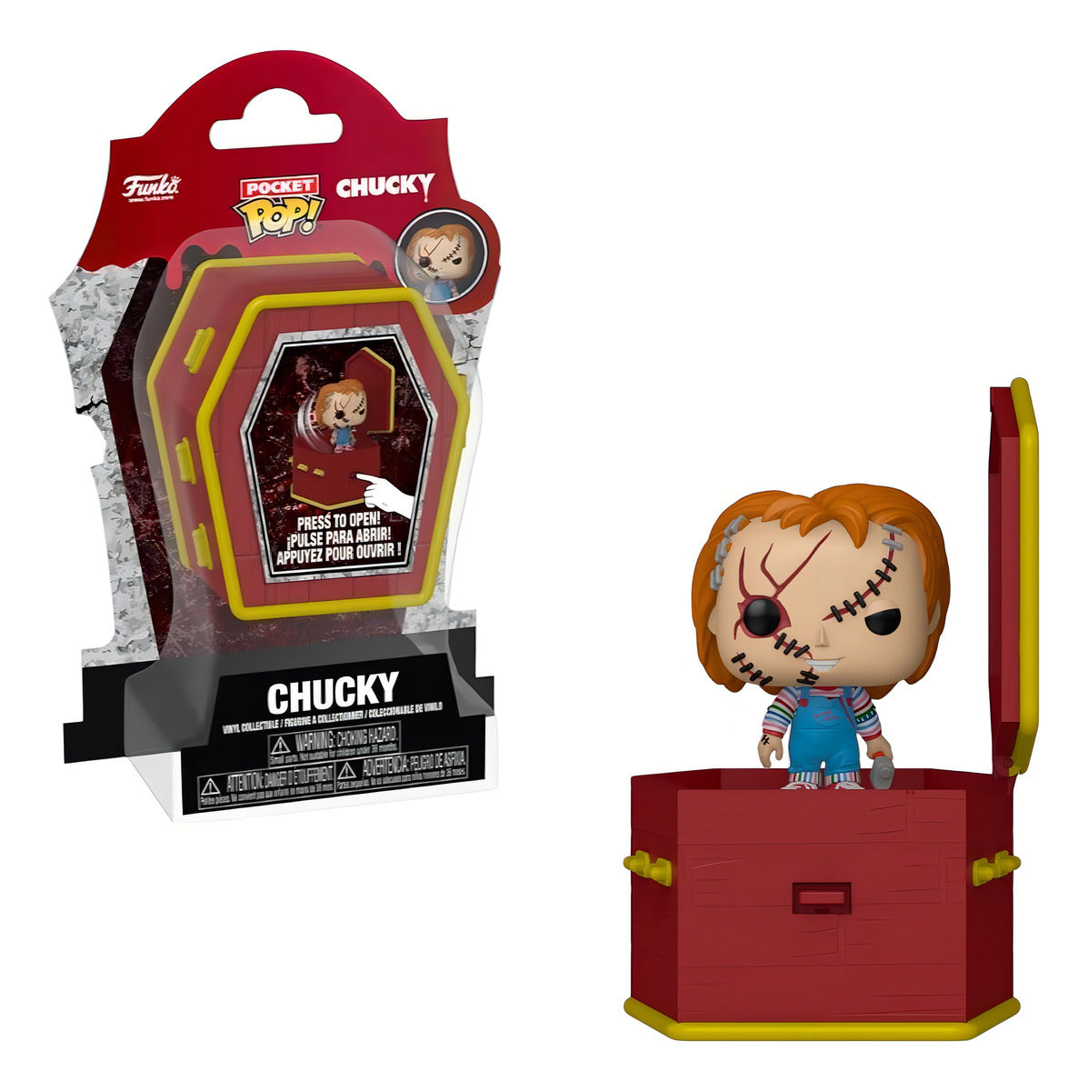 Funko Pop Chucky Pocket Coffin Childs Play