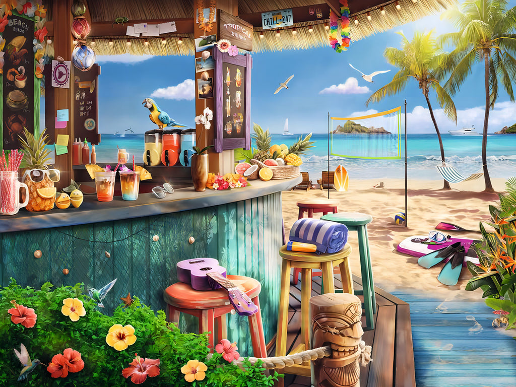 Rompecabezas Brisas Del Chiringuito 1500pz Ravensburger