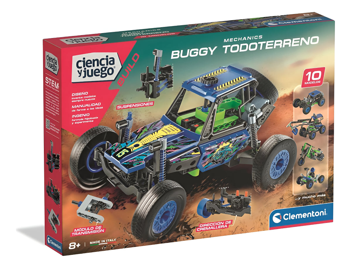 Clementoni Build Mechanics Buggy Todoterreno 10 Modelos