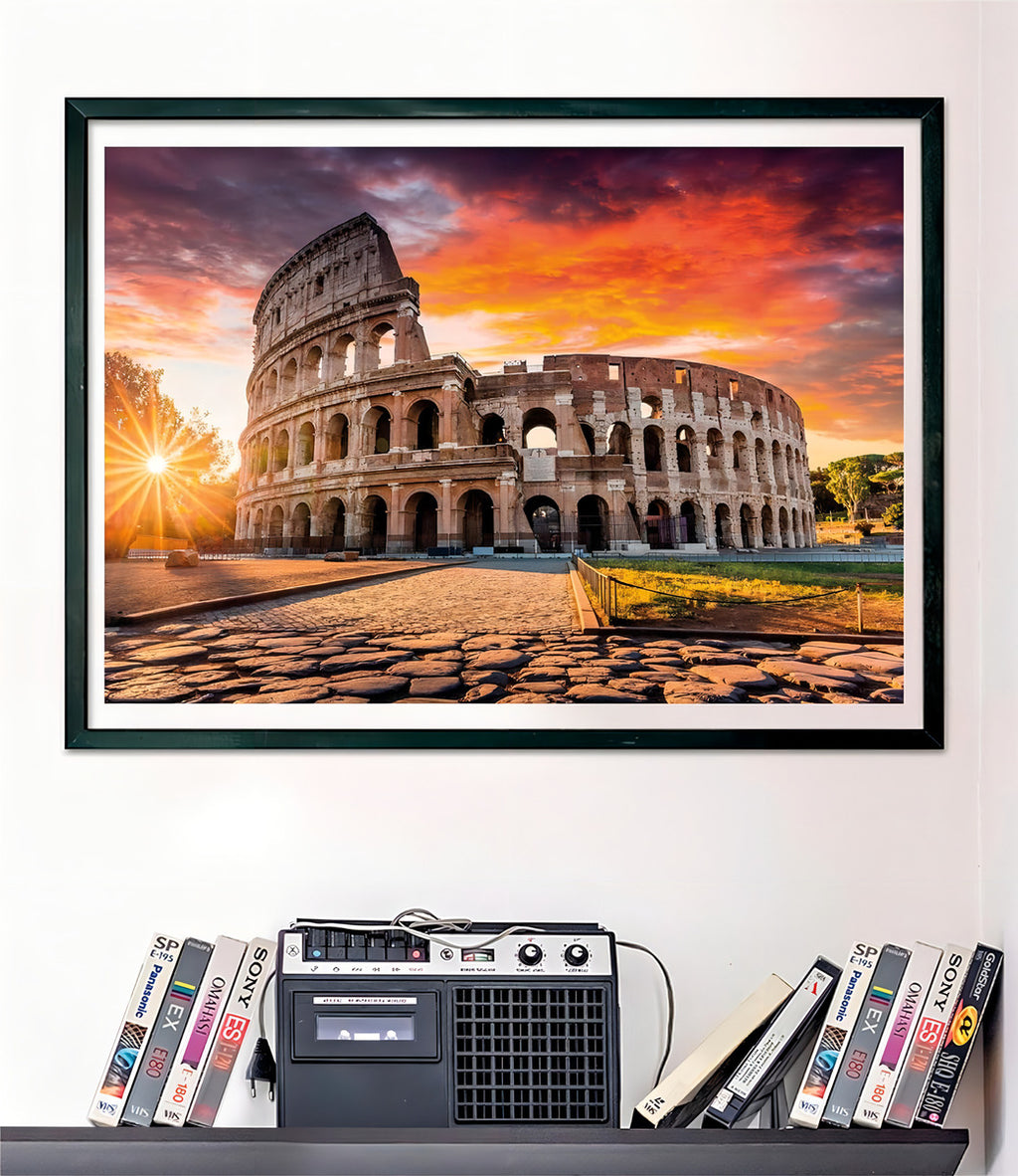 Rompecabezas 1000 Piezas Paisaje Coliseo De Roma Clementoni