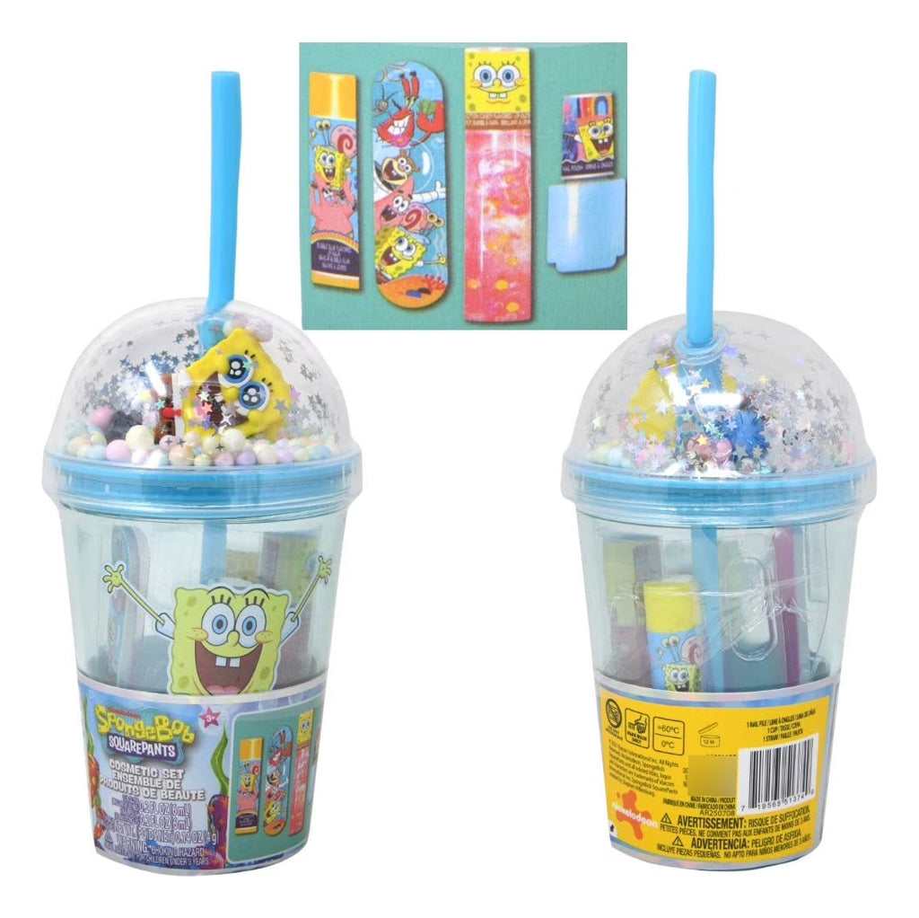 Vaso Bob Esponja Con Cosméticos Townley
