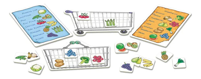 Juego De Mesa Educativo Shopping List Fruit Veg Orchard Niños 3+