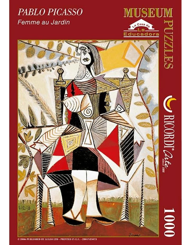 La Dama En El Jardin Picasso Rompecabezas 1000 Pz Ricordi