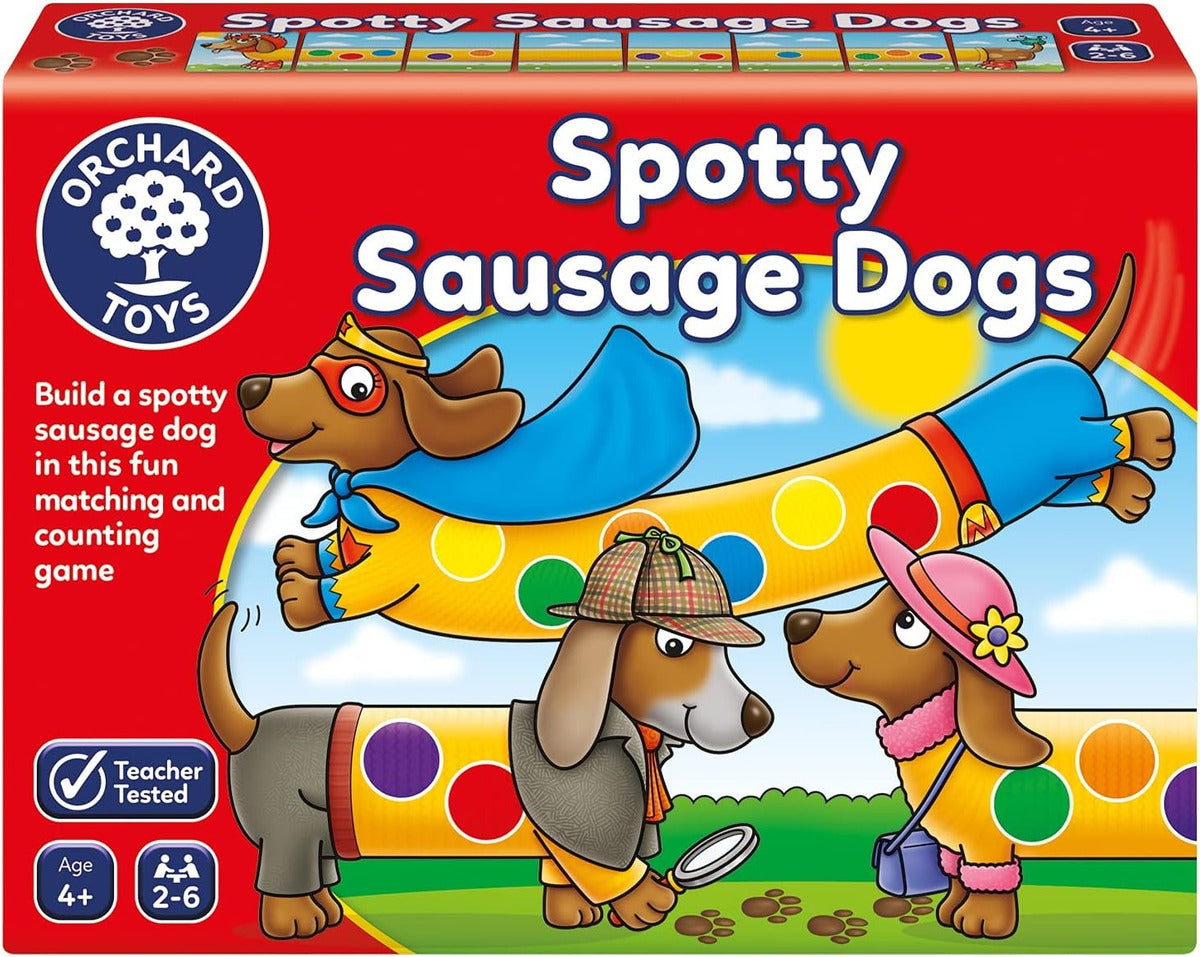 Juego Mesa Agrega Manchas A Spotty Sausage Dogs Orchard Toys
