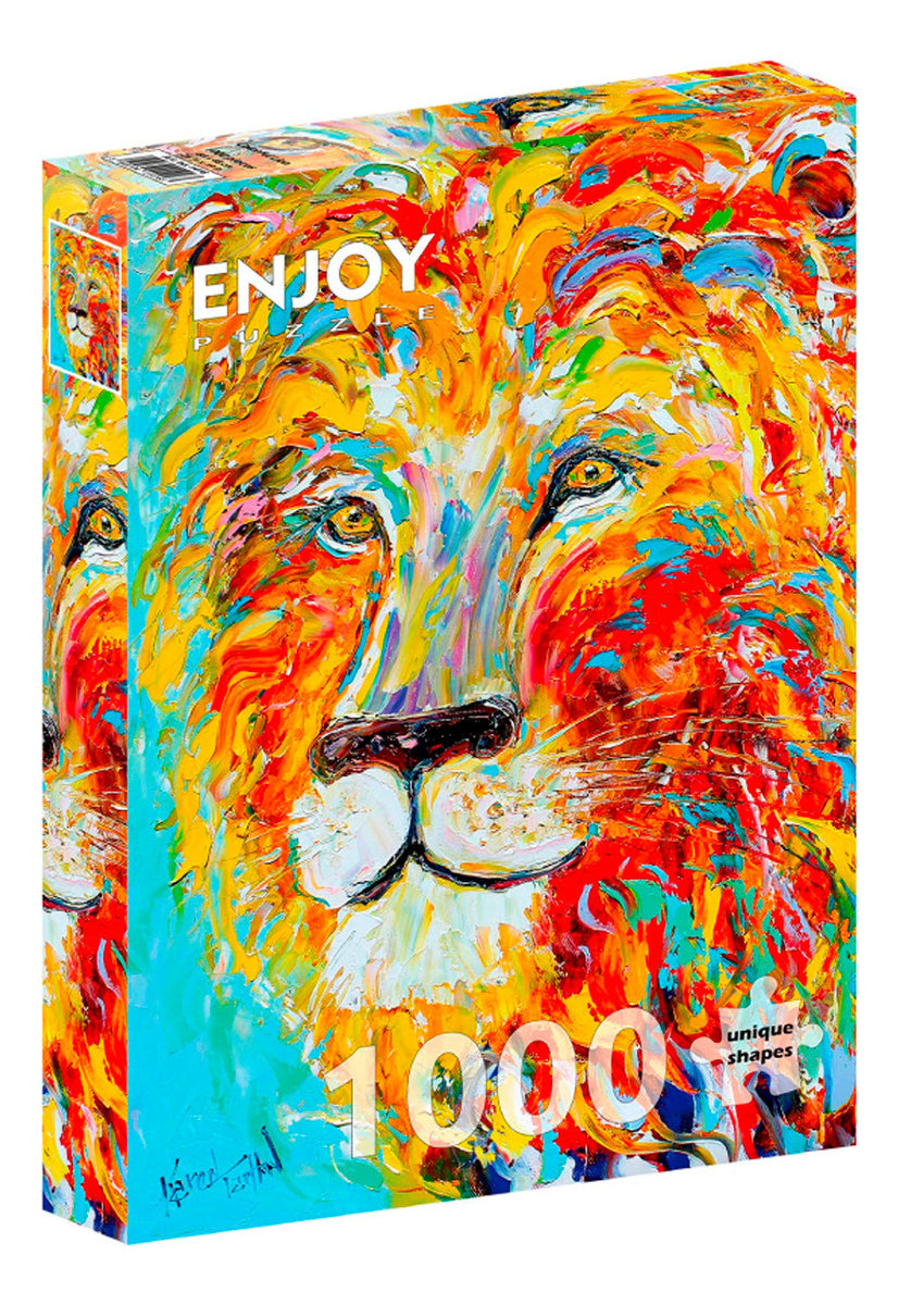 Rompecabezas Enjoy 1000 Piezas León Colorido