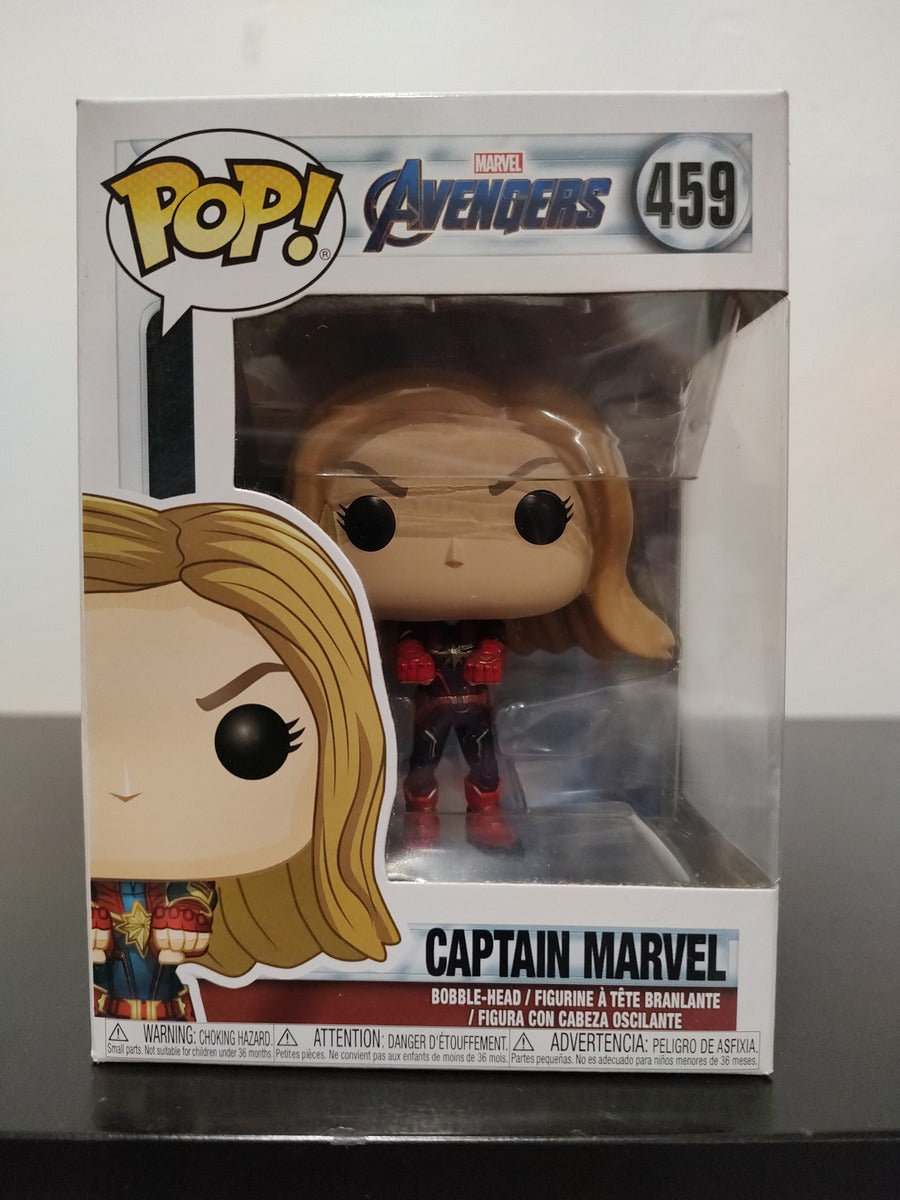Figura Funko Pop Capitana Marvel #459 Avengers Coleccionable