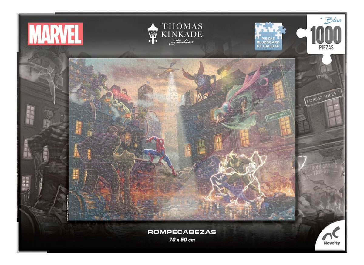 Rompecabezas Premium Marvel 1000pz Thomas Kinkade Blue Board