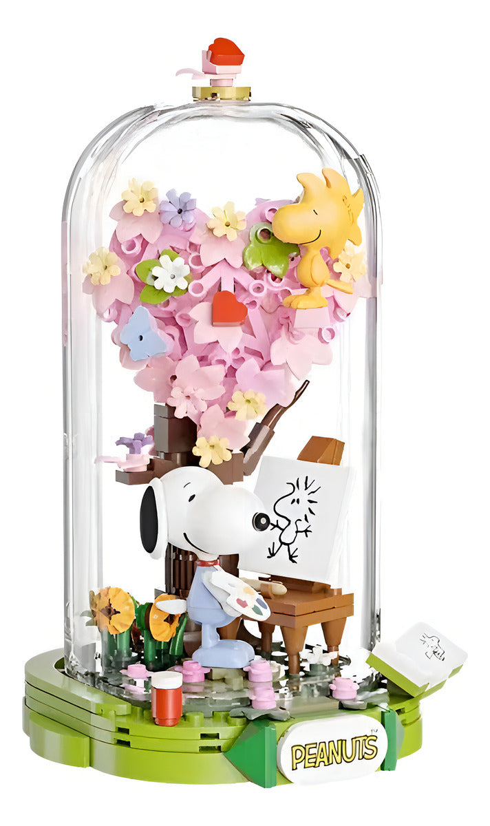 Juego De Construcción Snoopy Fantasia Series Pintor 269 Pintor