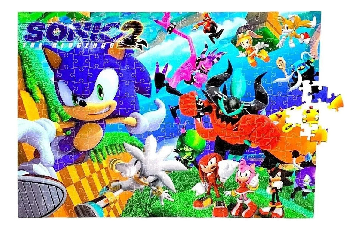 Sonic Rompecabezas 300 Piezas Tails Knuckless Shadow Eggman