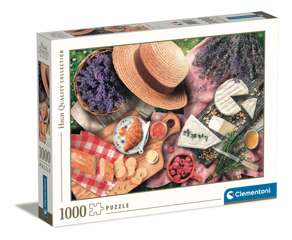 Rompecabezas Picnic Pan Y Queso 1000 Pz Clementoni Italia