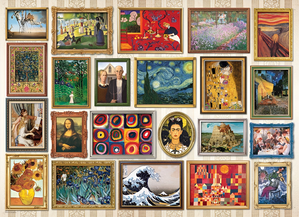 Rompecabezas Obras Maestras Arte 1000
