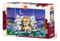 Rompecabezas 500 Piezas Art Puzzle Kitty's En Columpio Arte Cartón