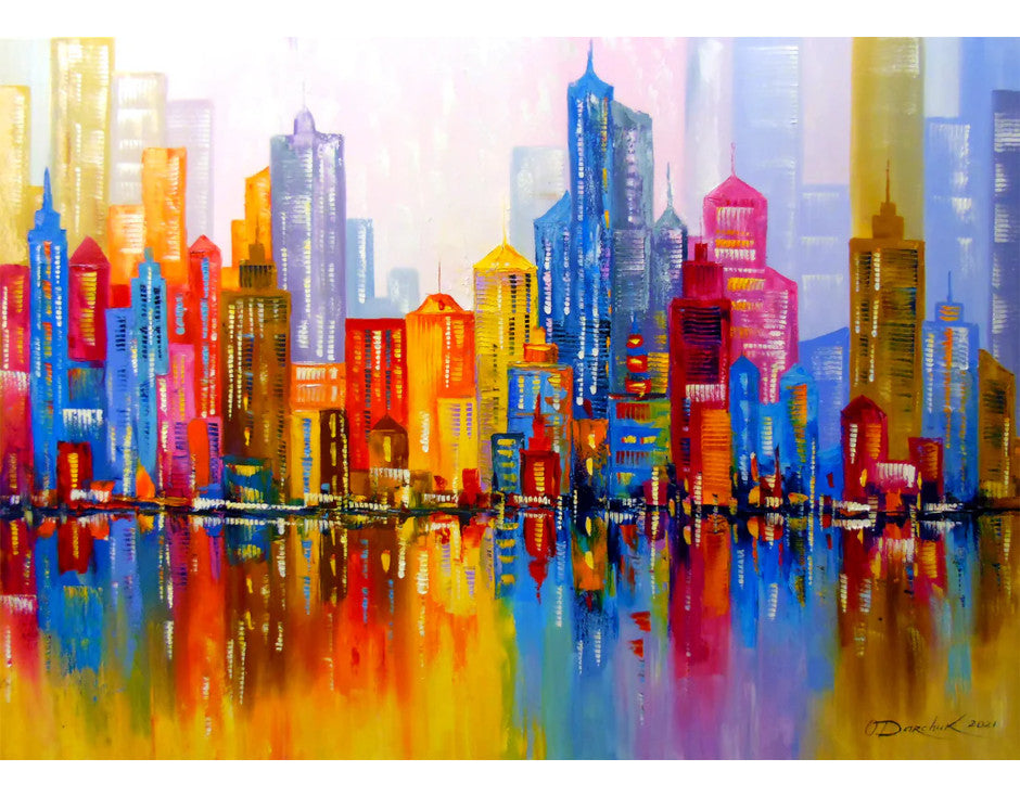 Rompecabezas Ciudad Arcoíris 1000 Piezas Enjoy Puzzle