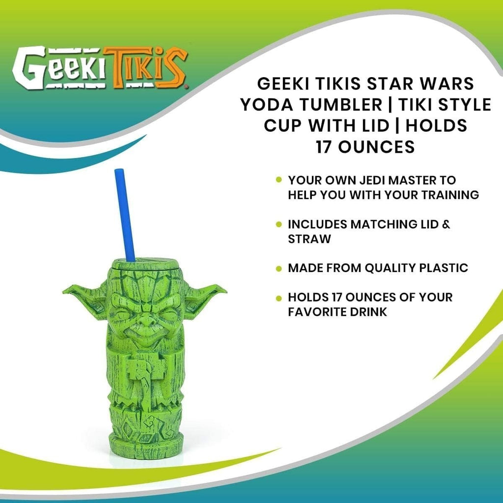 Geeki Tikis Star Wars Yoda Vaso Estilo Tiki