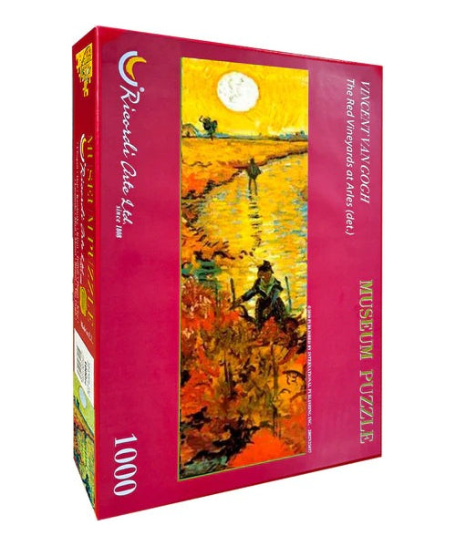 Van Gogh Viñedo Rojo Cerca De Arlés Rompecabeza 1000 Ricordi