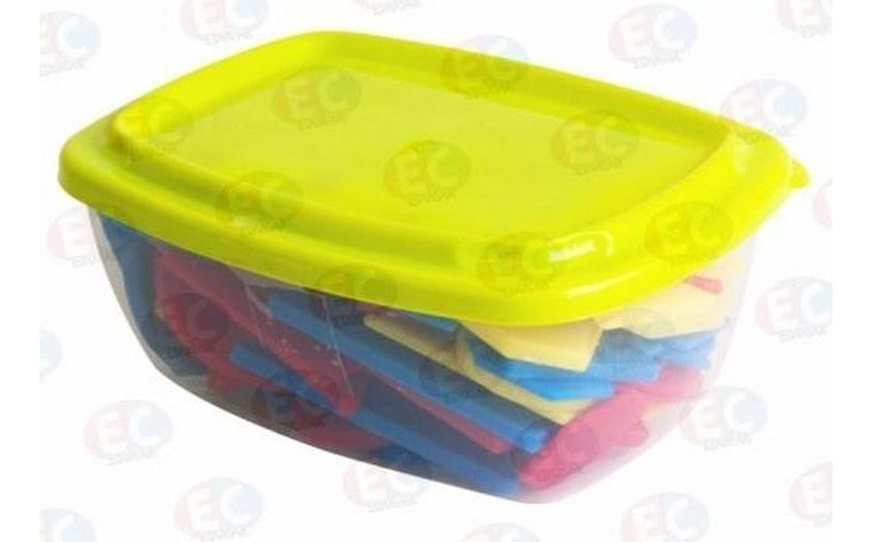 Edu012 Bloques Lógicos Material Didáctico 60 Piezas Plástico