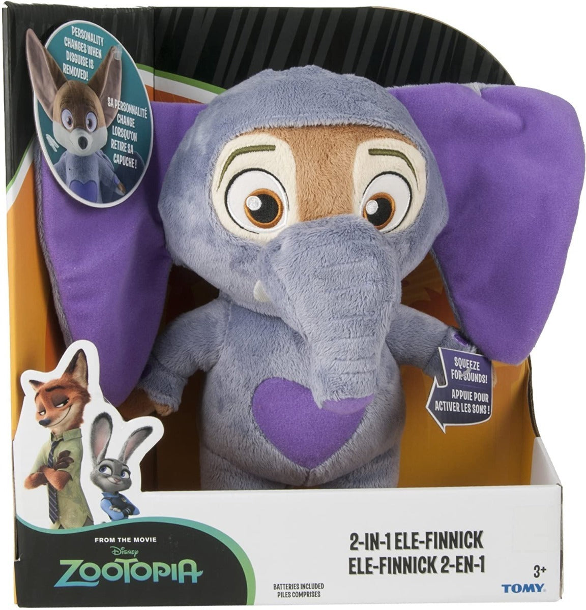 Zootopia Ele-finnick Peluche Electrónico Disfraz De Elefante