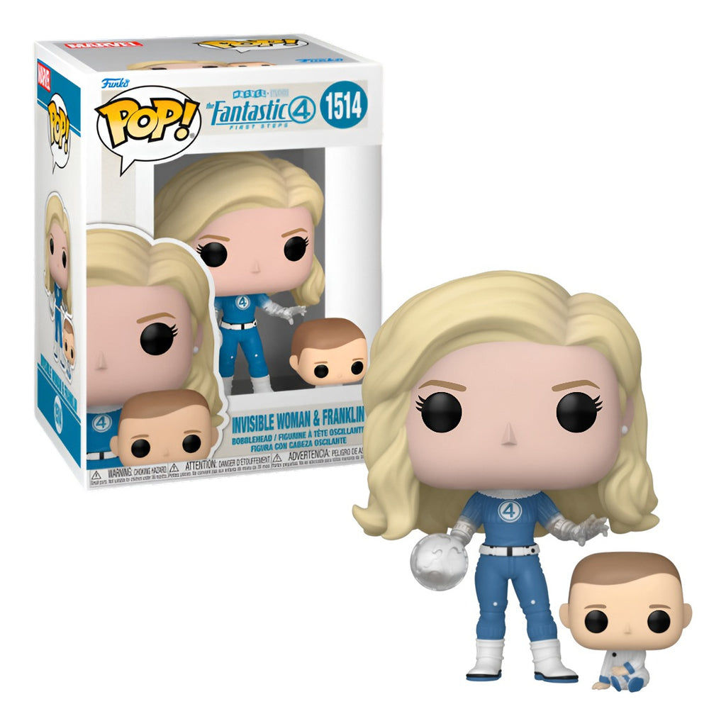 Funko Pop! Cuatro Fantasticos - Mujer Invisible Y Franklin